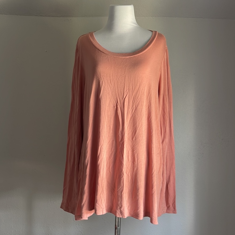 LOGO by Lori Goldstein Pastel Long Sleeve Top